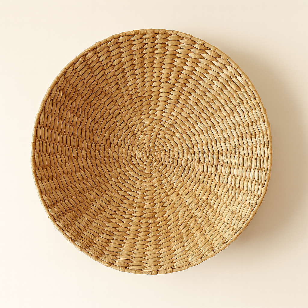 Woven Rattan Wall Shelf Set
