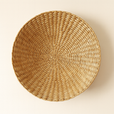Woven Rattan Wall Shelf Set