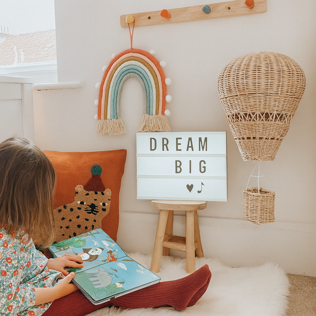 Rattan Hot Air Balloon Decor