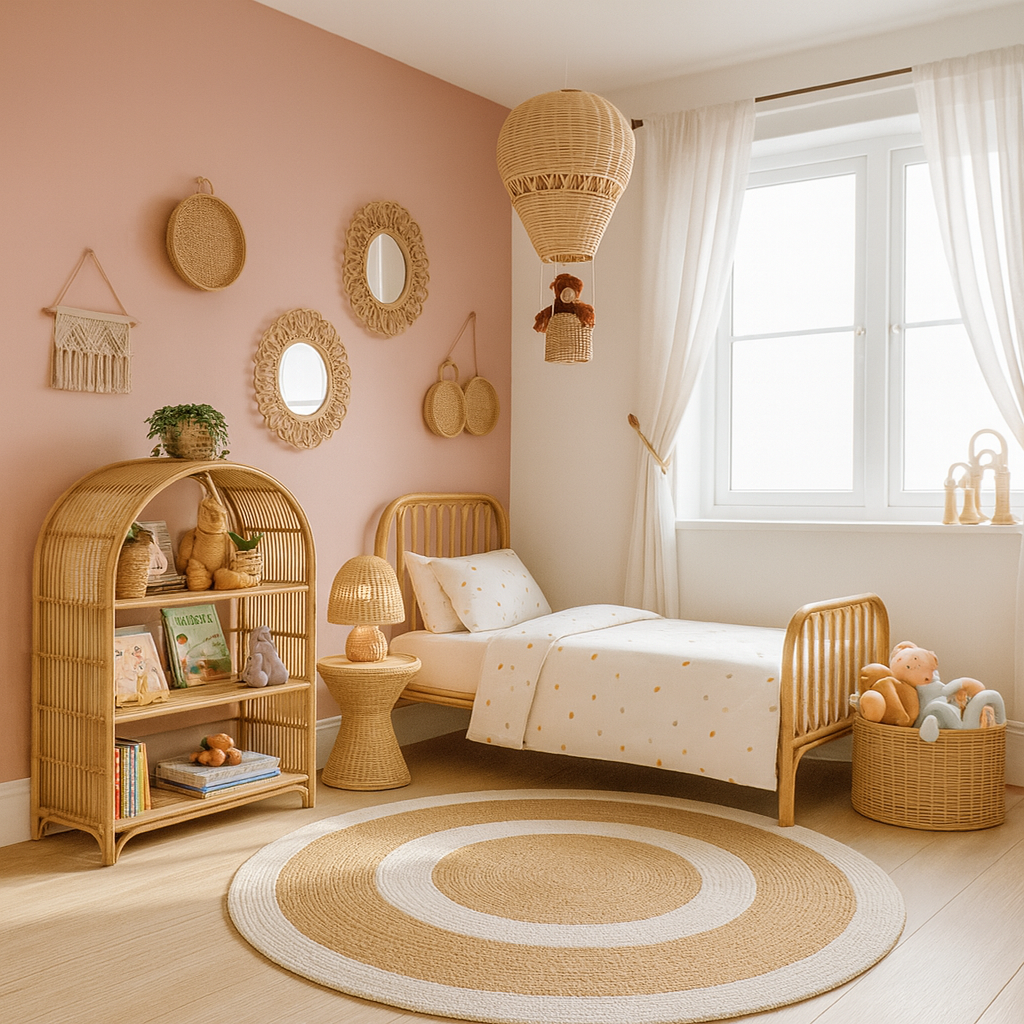 Rattan Hot Air Balloon Decor