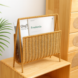 Candy Charm Rattan Magazine Basket Bundle
