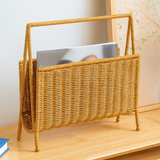 Rattan Magazine Storage Basket