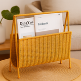Rattan Magazine Storage Basket