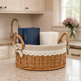 Round Woven Storage Basket Set