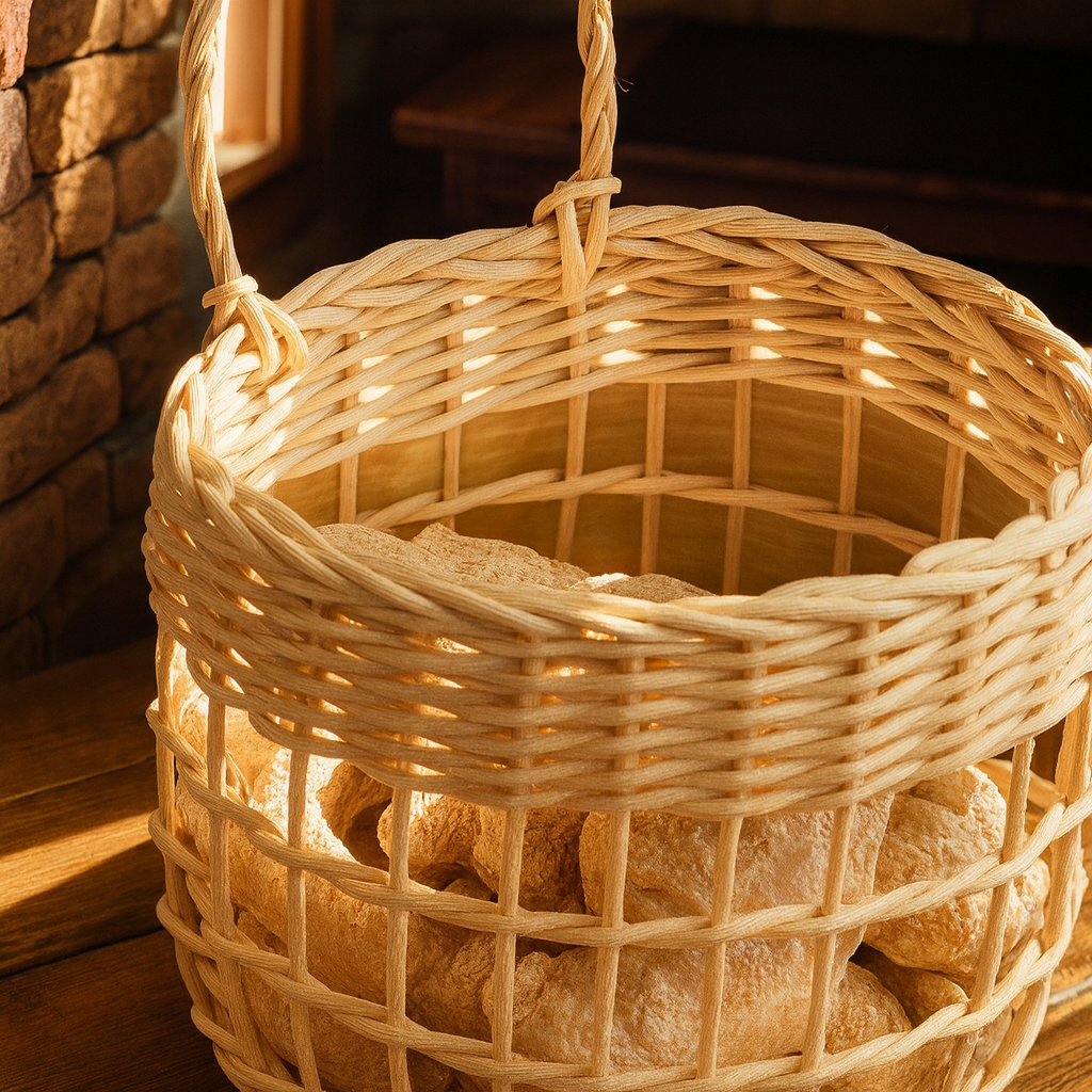 Handwoven Hanging Storage Basket