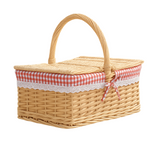 Handwoven Rattan Picnic Basket