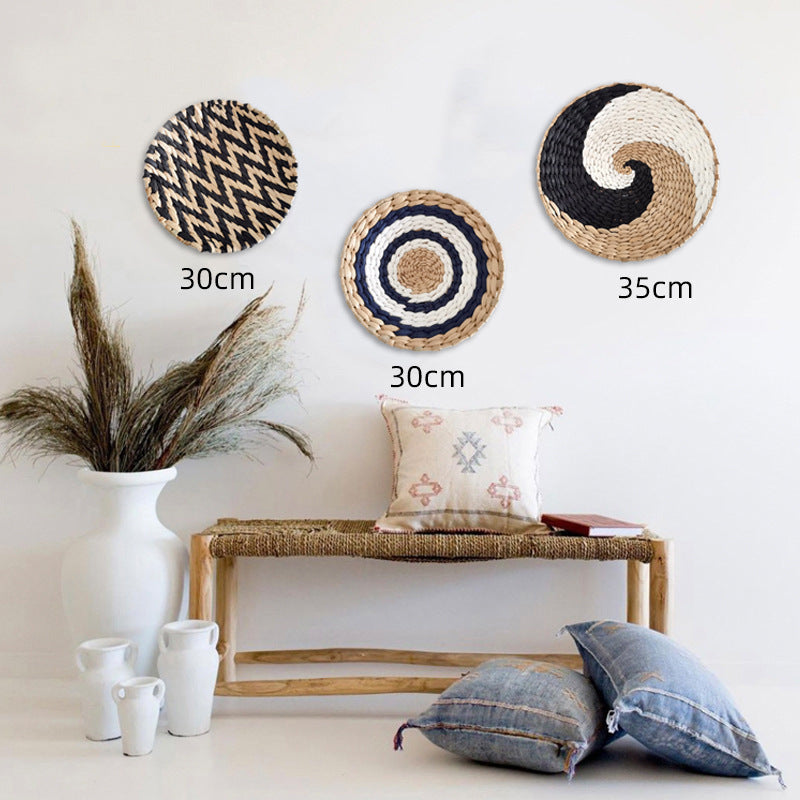 Woven Rattan Wall Decor