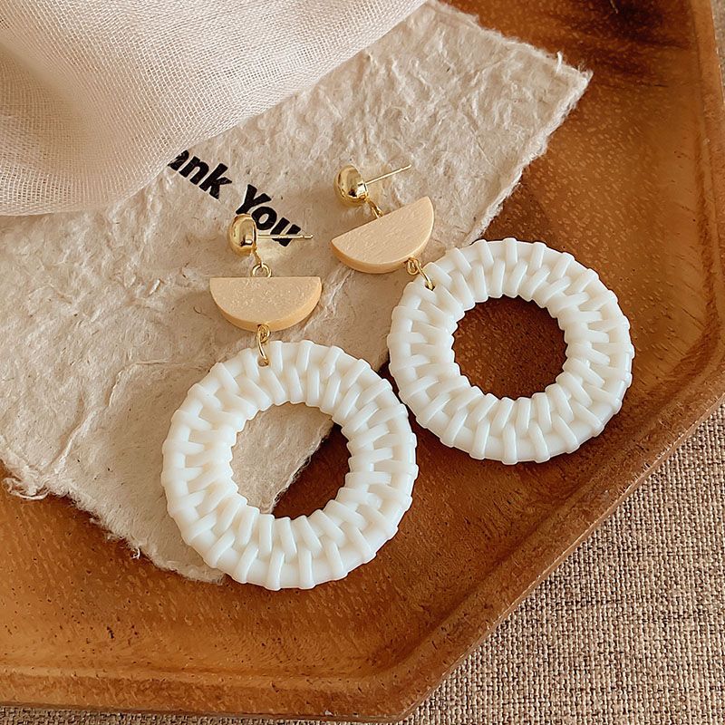 Bohemian Rattan Earrings