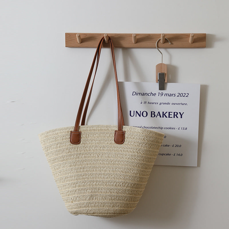 Woven Rattan Shoulder Bags