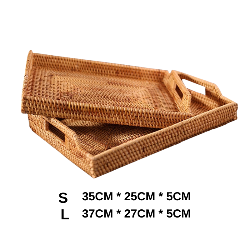 Multi-Use Handwoven Tray Set