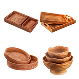 Multi-Use Handwoven Tray Set