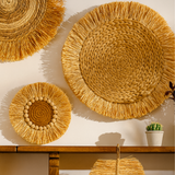 Boho Raffia Wall Decor Set