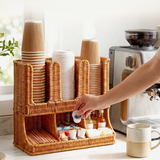 A Calm Coffee Corner with a Coffee Station Organizer