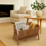 Ways to Use Rattan Magazine Racks to Declutter Your Living Room