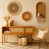 Boho Wall Decor for a Calm, Clutter-Free Living Space