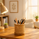 Retro Rattan Holder