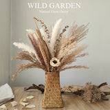 Boho Rattan Flower Vase
