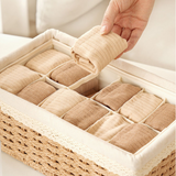 Rattan-Style Drawer Organizer Box