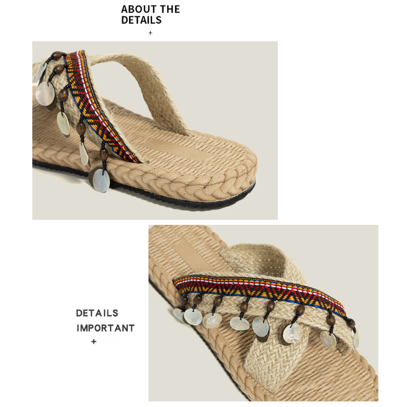 Women's Woven Beach Slippers