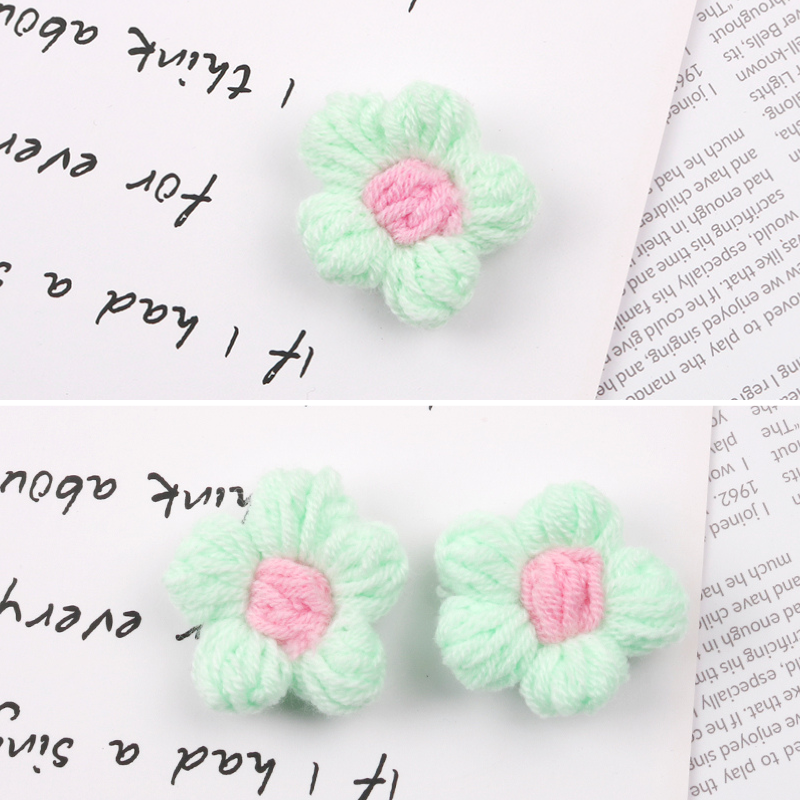 Wool Flower Decor Charm