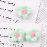 Wool Flower Decor Charm