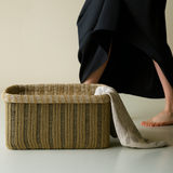 Handwoven Cotton Rope Basket