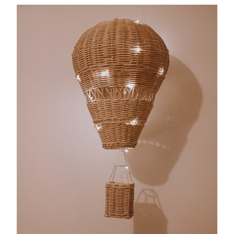 Rattan Hot Air Balloon Decor