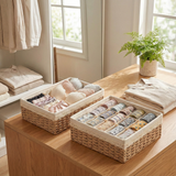 Rattan-Style Drawer Organizer