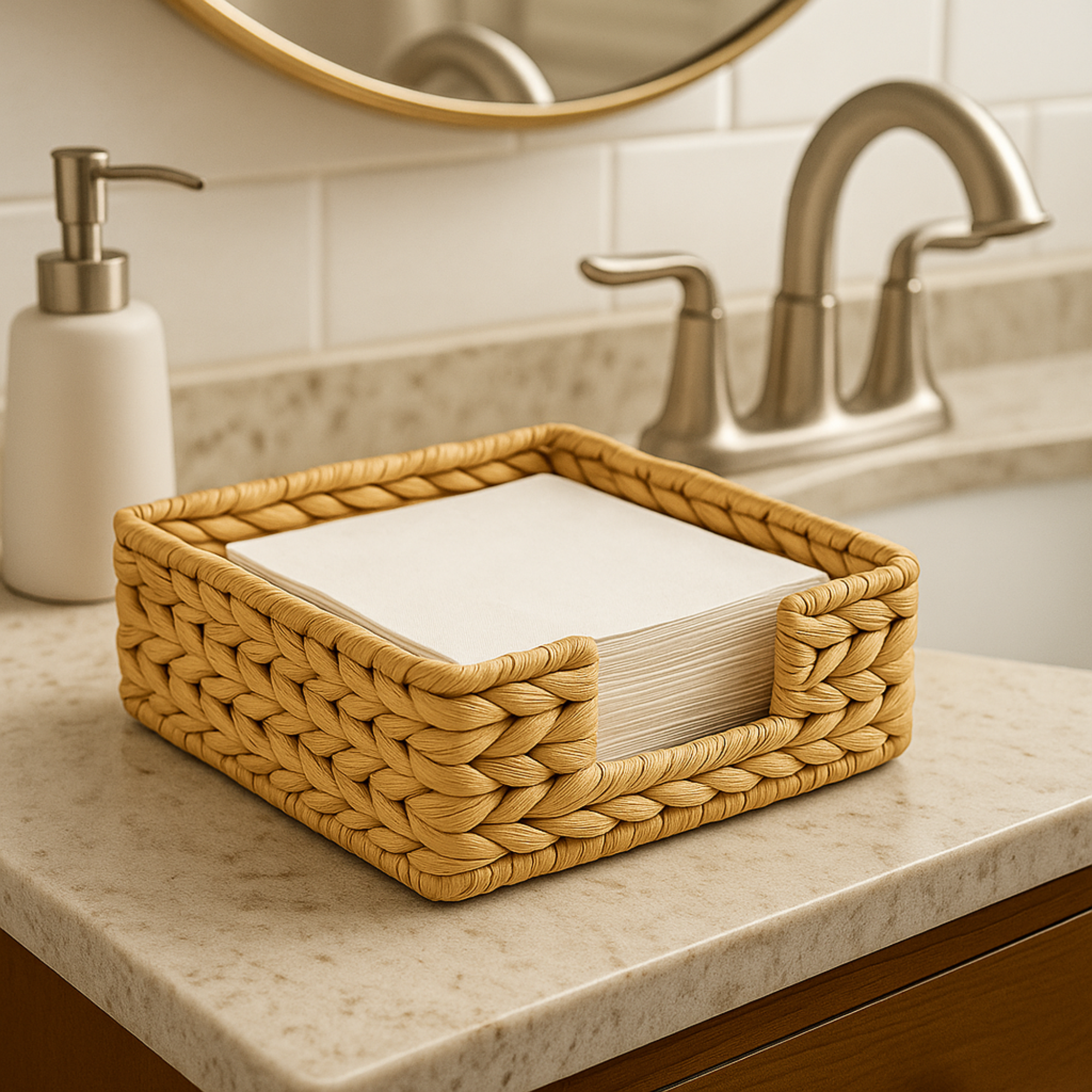 Rattan Woven Napkin Tray