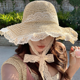 Women's Wide Brim Straw Hat
