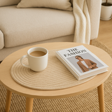 Round Cotton Rope Table Mats Set
