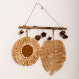 Boho Raffia Wall Decor Set
