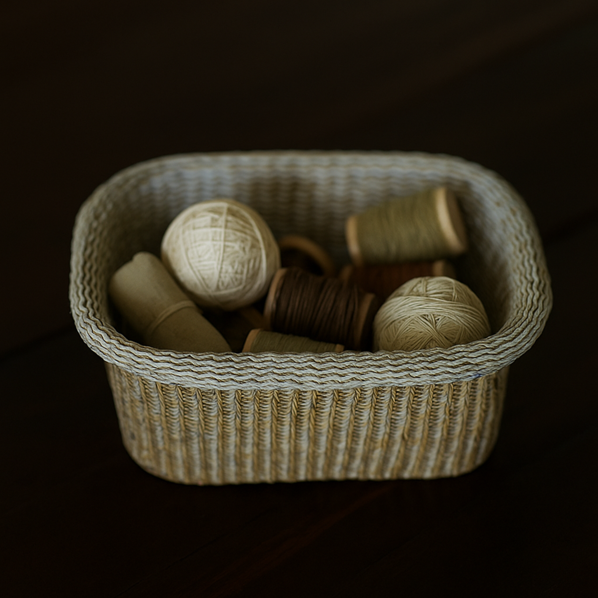 Handwoven Cotton Rope Basket