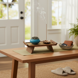 Rattan Wood Tea Table Tray