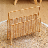 Rattan Magazine Storage Basket