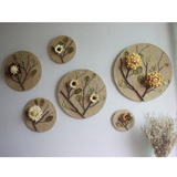 Hemp Dried Flower Wall Decor Set