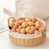 Handwoven Rattan Storage Basket