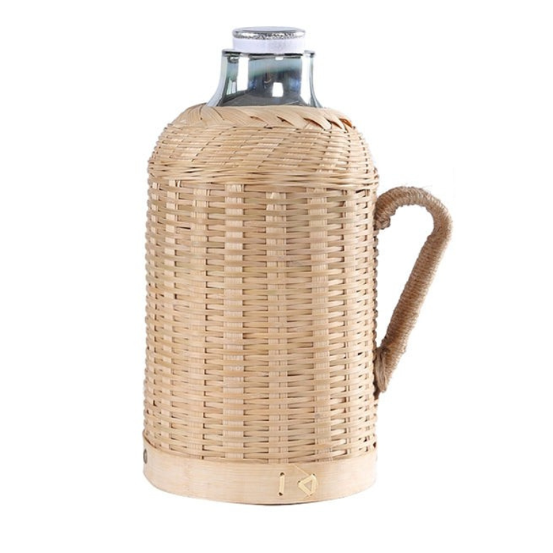 Woven Bamboo Thermal Bottle