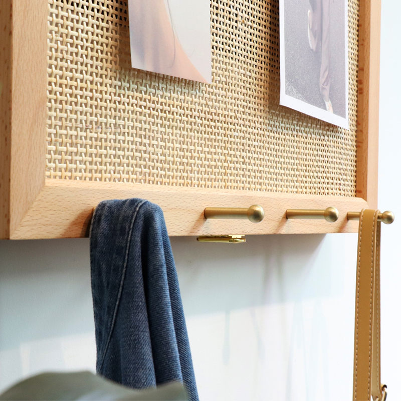 Rattan Wall Meter Box Hider