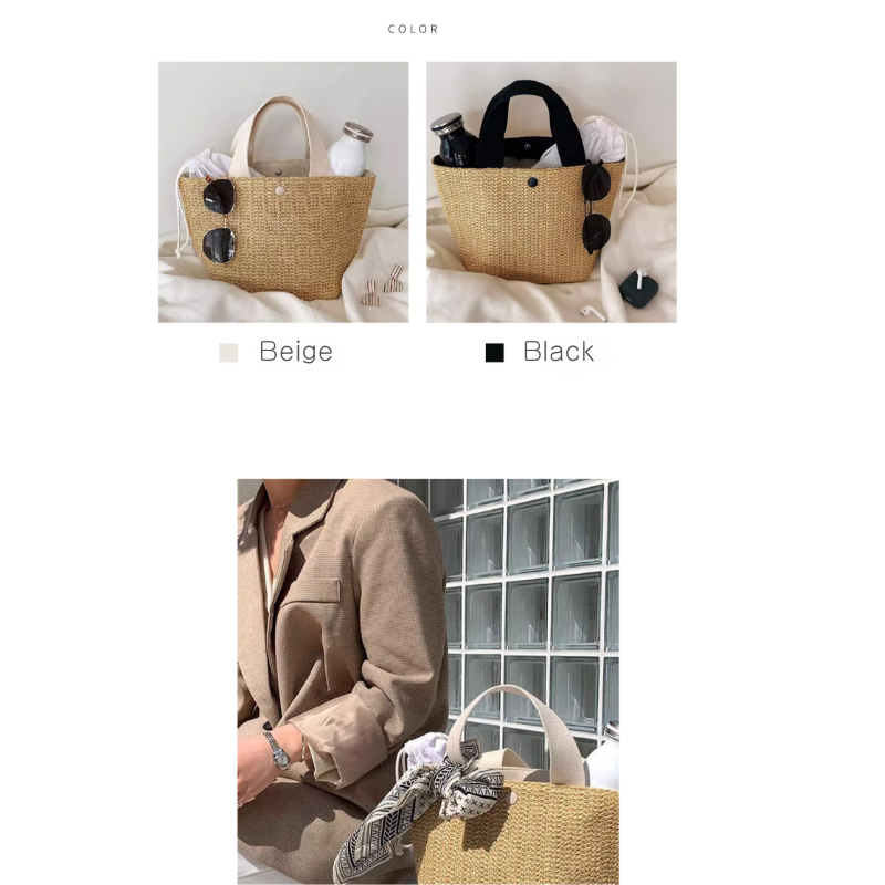 Rattan Beach Tote Bag