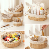Handwoven Rattan Storage Basket