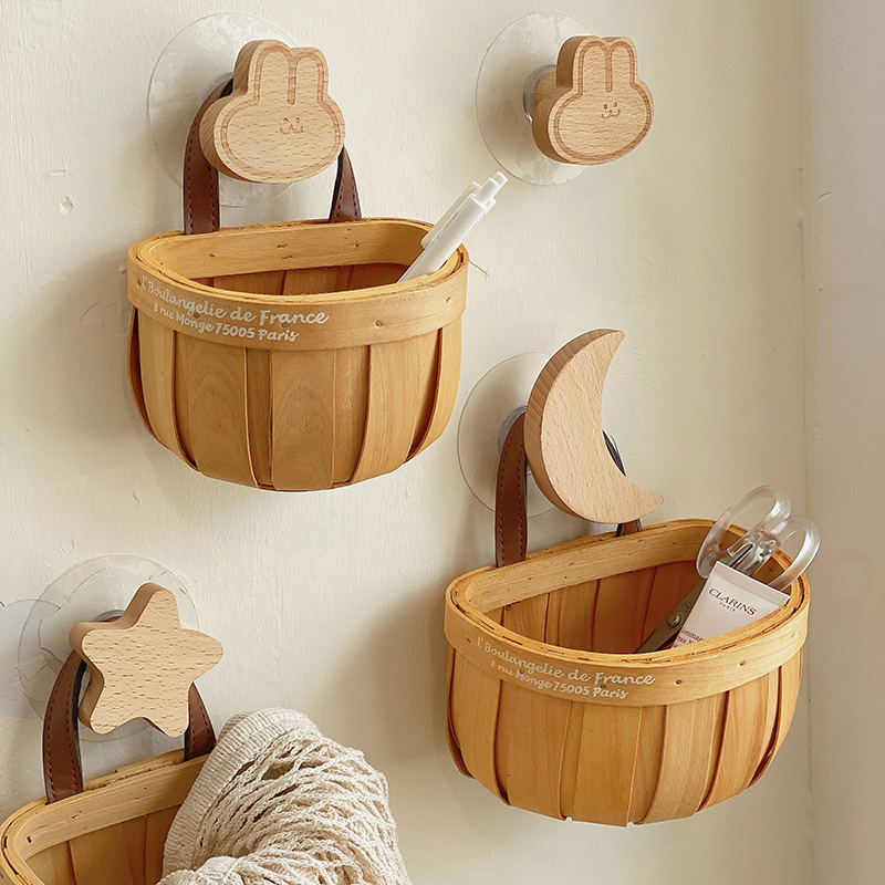 Rattan Wall Hanging Storage Basket