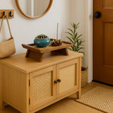 Rattan Wood Tea Table Tray