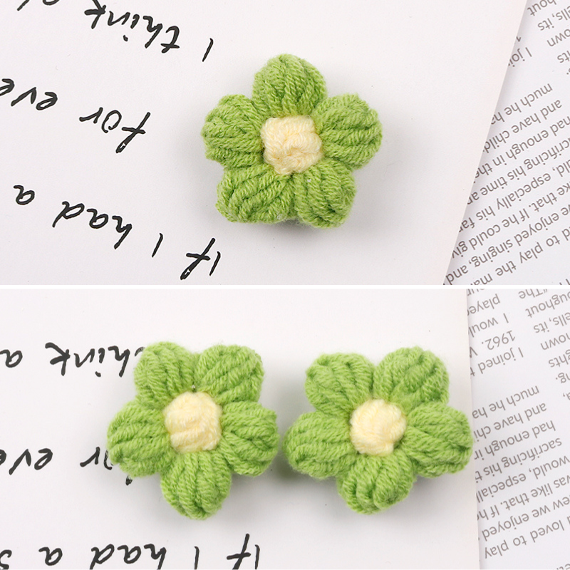 Wool Flower Decor Charm