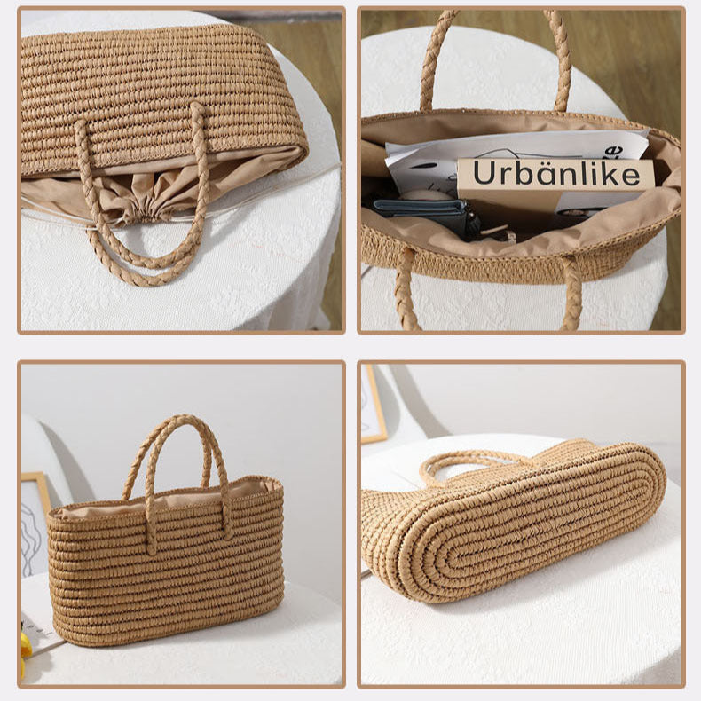 Rattan Beach Tote