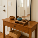 Rattan Wood Tea Table Tray