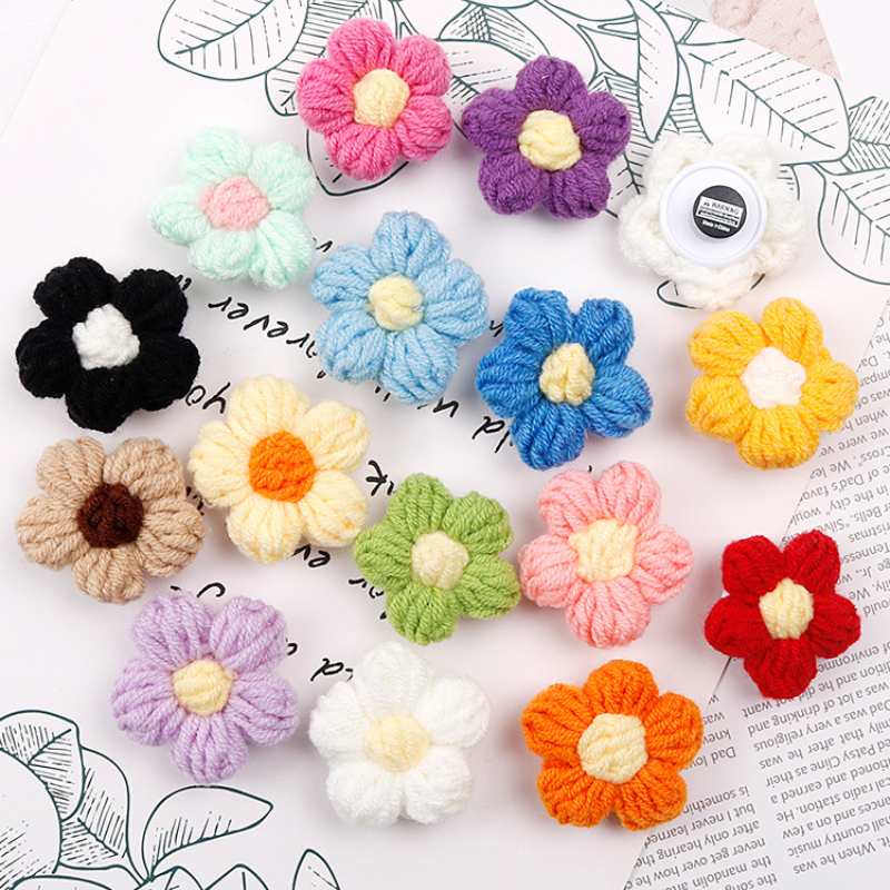 Wool Flower Decor Charm