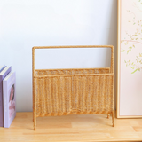 Rattan Magazine Storage Basket