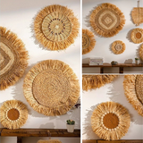 Boho Raffia Wall Decor Set