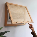 Rattan Wall Meter Box Hider